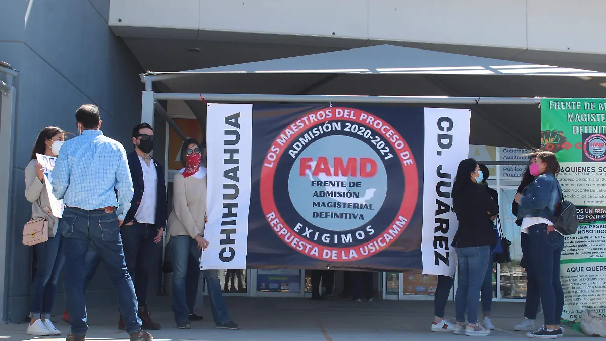 manifestacion maestros en gobierno. olga casas (5)